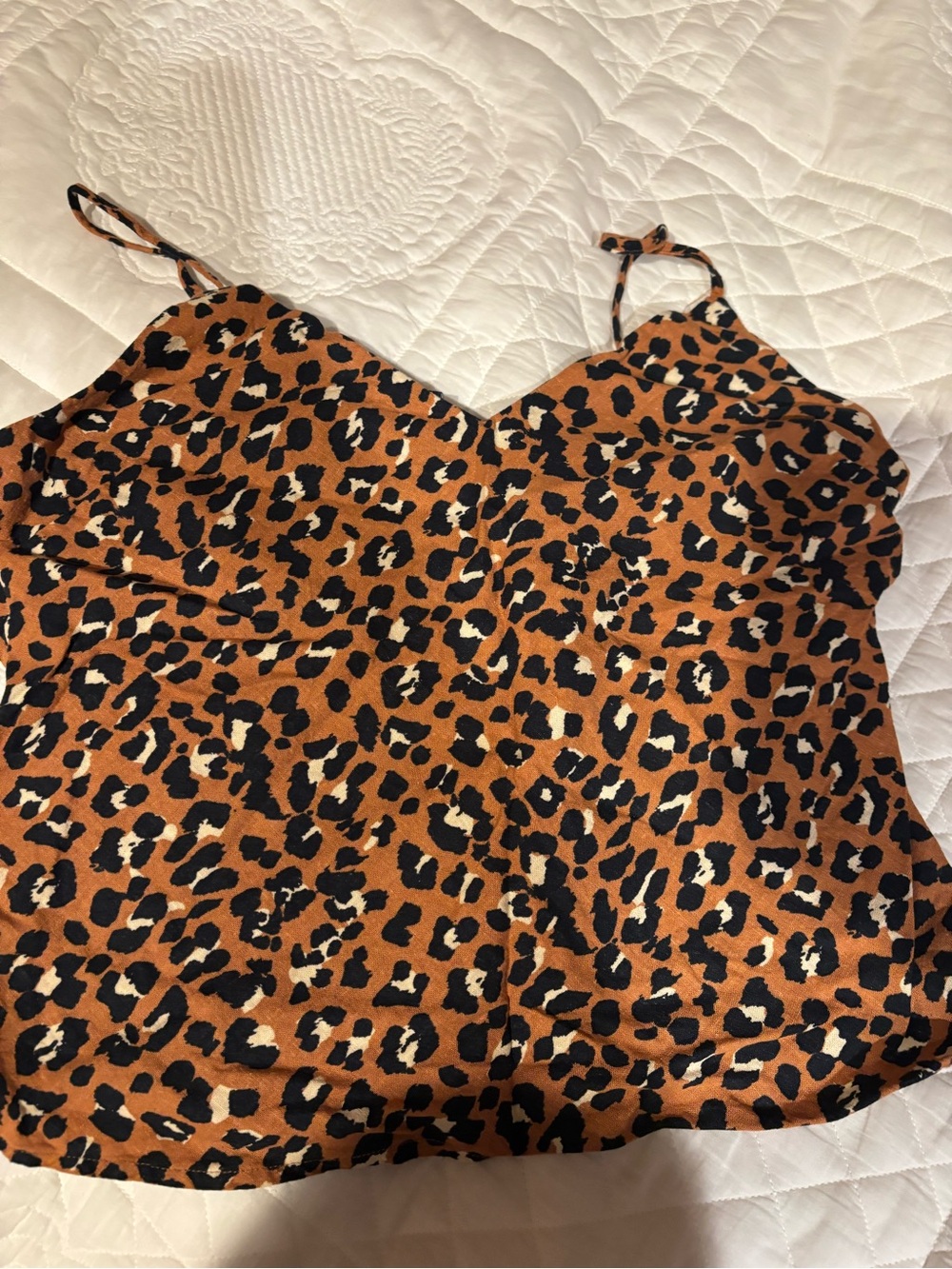Rails Leopard tank top